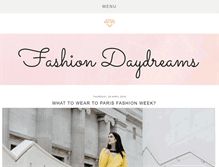 Tablet Screenshot of fashiondaydreams.com